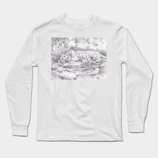 Tiger Stare Long Sleeve T-Shirt